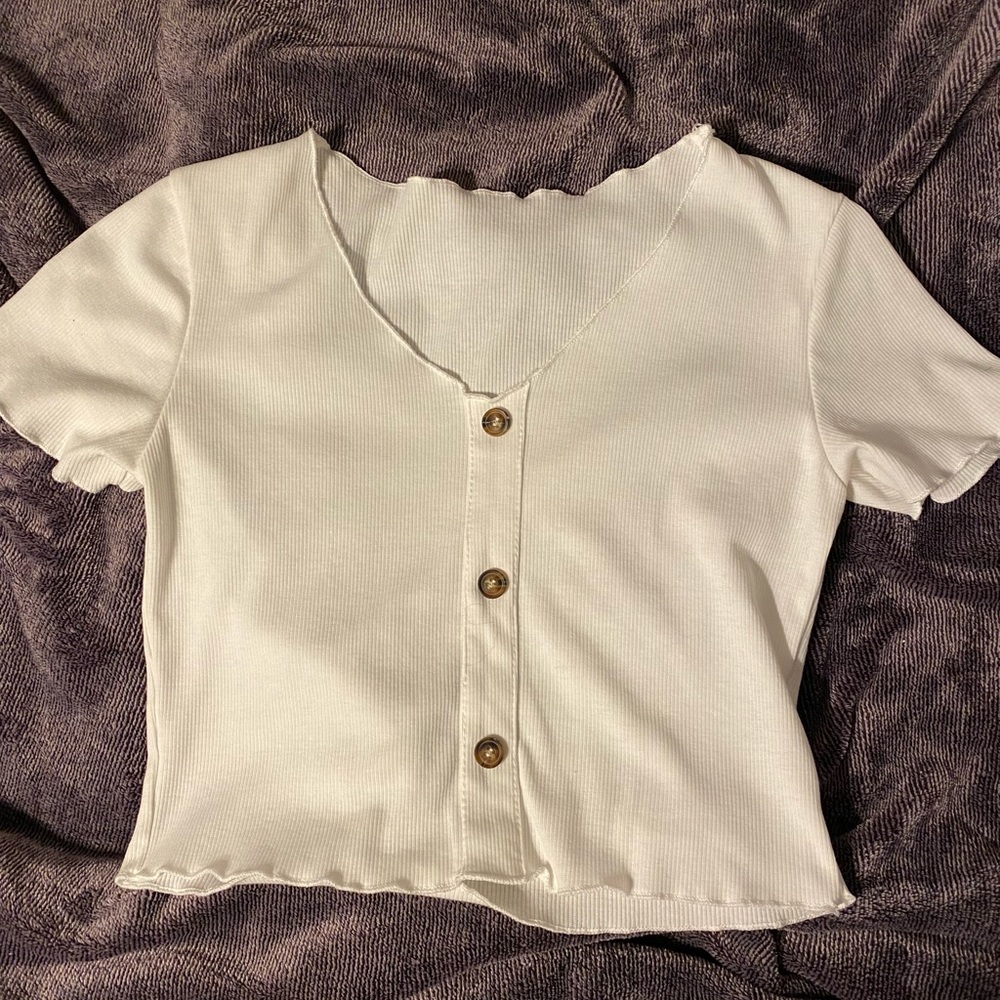 Shein T-shirt with buttons